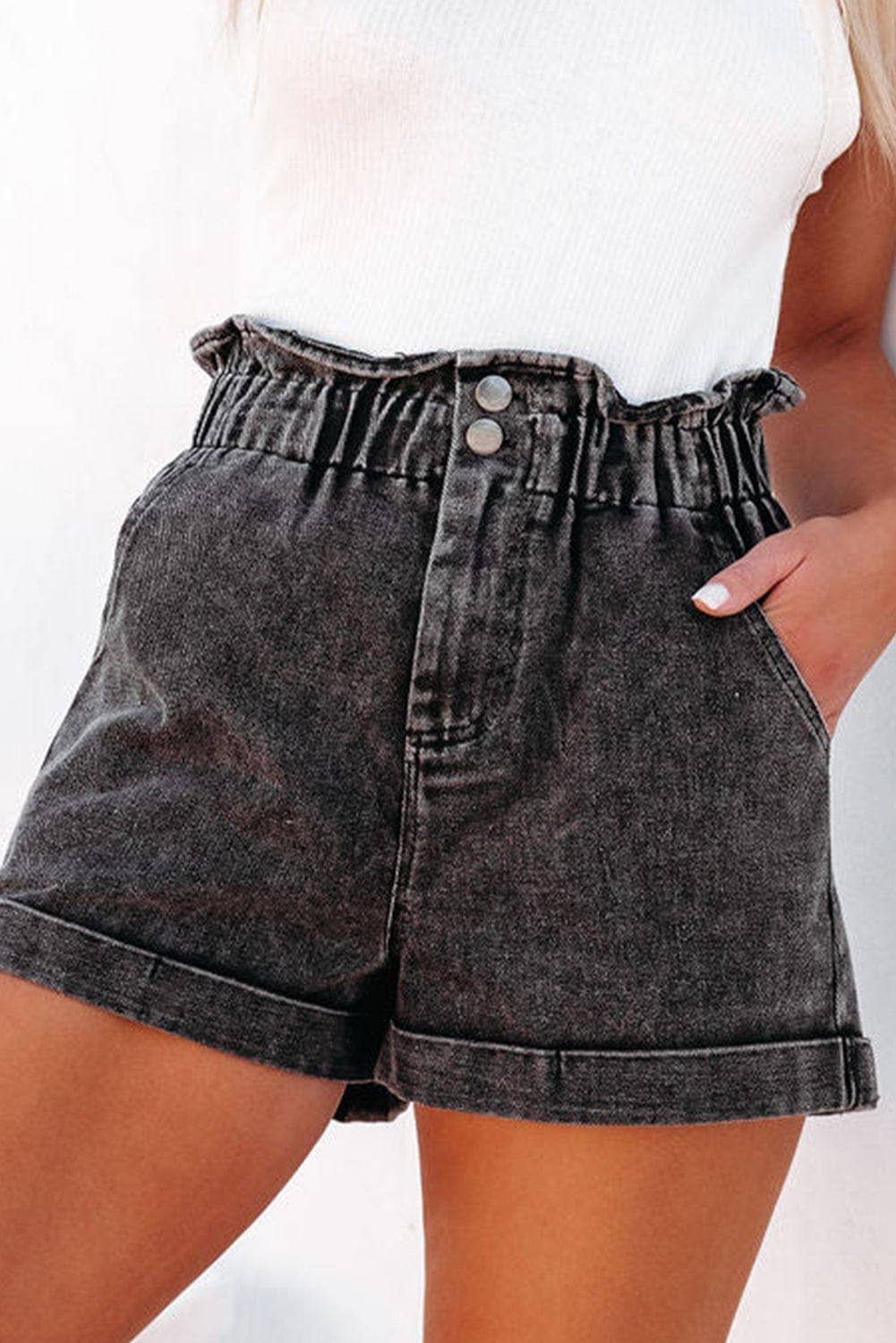 Melanie Vintage Washed Shorts
