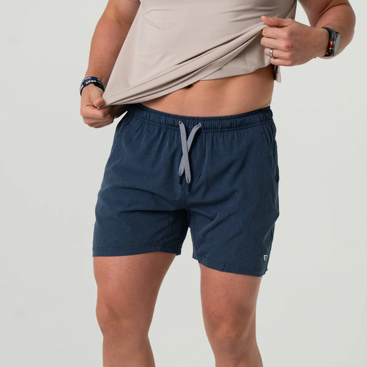 Athletic Shorts- Heather Navy