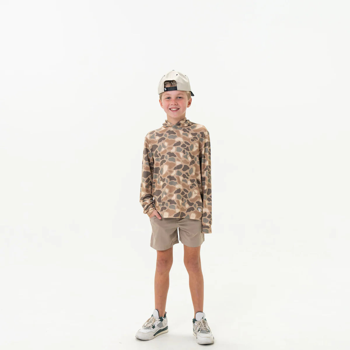 Youth Performance Hoodie- Pintail Camo