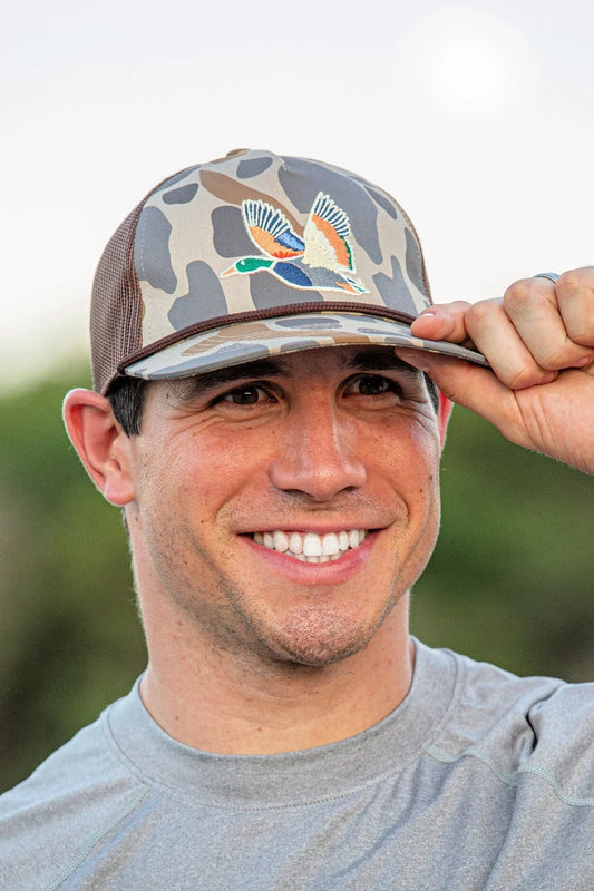Retro Camo Duck Hat