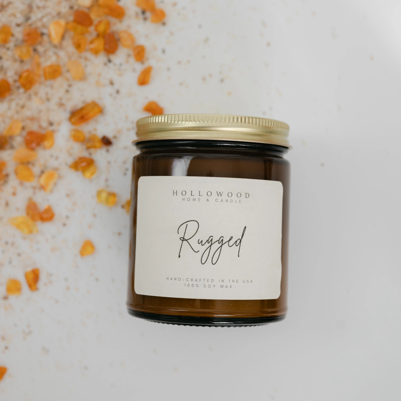 Rugged Hollowood Candle