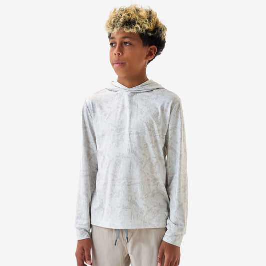 Youth Performance Hoodie- Digi Camo Ivory