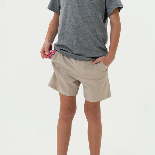 Youth Everyday Shorts- Khaki
