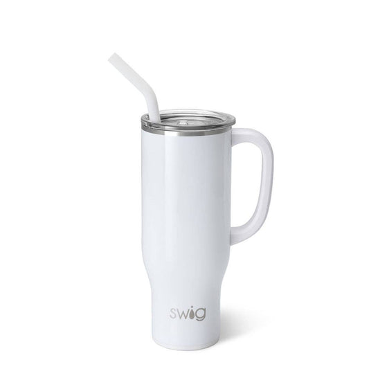 Shimmer Diamond White Mega Mug (30oz)