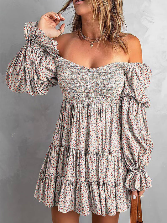 A-line Dress Off Shoulder Dress