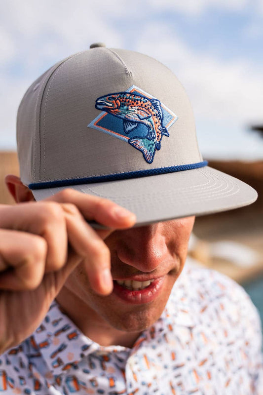 Cap - Diamond Fish - GREY